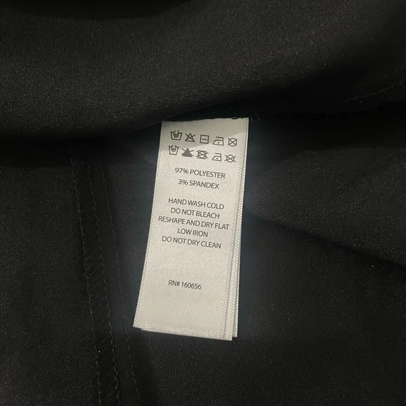 🔥HOT🔥NWT Rachel Zoe Black Satin Mock Drape Neck Top Sz XL - Picture 13 of 13